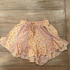 Floral Print Women's Shorts